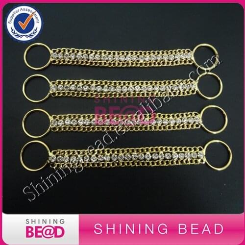 FREE SHIPPING,Sliver/gold/gun color plating ring rhinestone bikini connector for shoulder girdle swimwear,50pieces