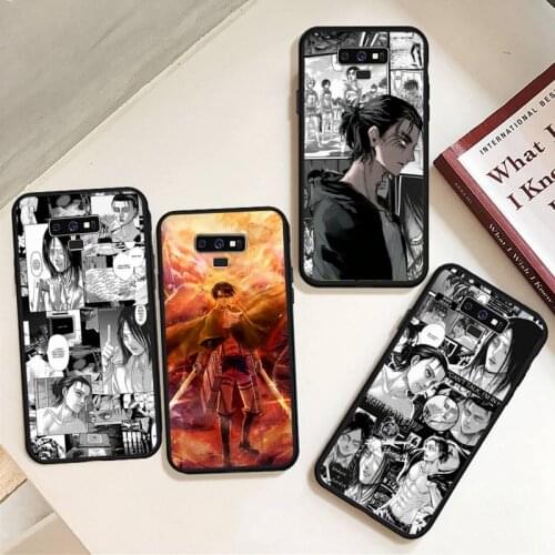 Eren jaeger attack on titan anime Phone Cases For Samsung A50 A51 A71 A20E A20S S10 S20 S21 S30 Plus ultra 5G M11 funda cover