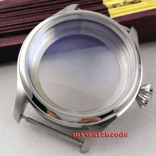 47mm stainless steel CASE fit 6497 6498 hand winding movement watch CA6