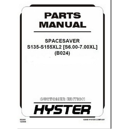 Hyster Repair Manuals 2016 USA for all modes