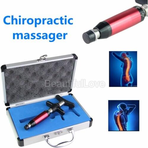 Chiropractic adjusting tool level 6 manual One heads spinal massager portable spine adjust Manual Chiropractic Gun