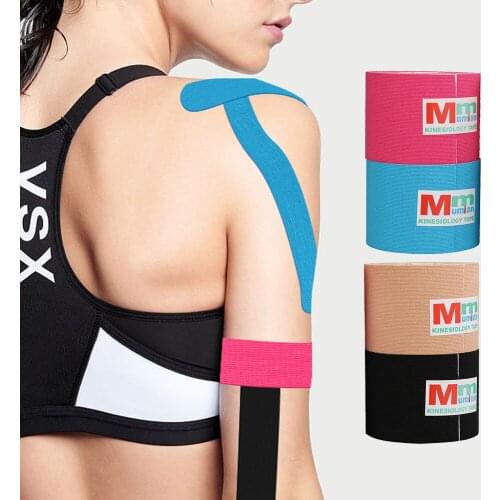 Kinesiology tape Physiotherapie Muscle Pain Relif Tape Face Lifting Beauty Tape Tennis Volleyball Bandagem Elastica