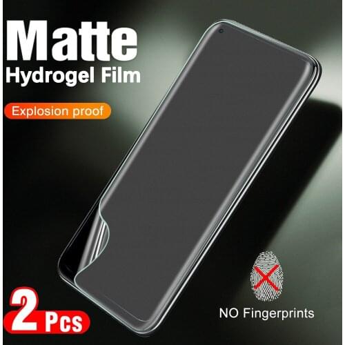 2PCS Matte Hydrogel Film For OnePlus Nord 2 5G 6.43" Full Cover Protective Film For 1+Nord2 One Plus Nord2 Screen Frosted Film