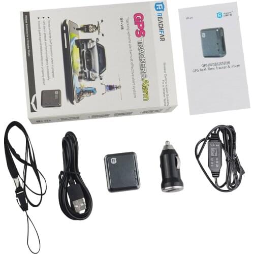 RF-V8 Mini High Efficiency Vehicle Kids Children GPS tracker Anti-theft GPS Locator GPRS GSM Tracking Device with car charger