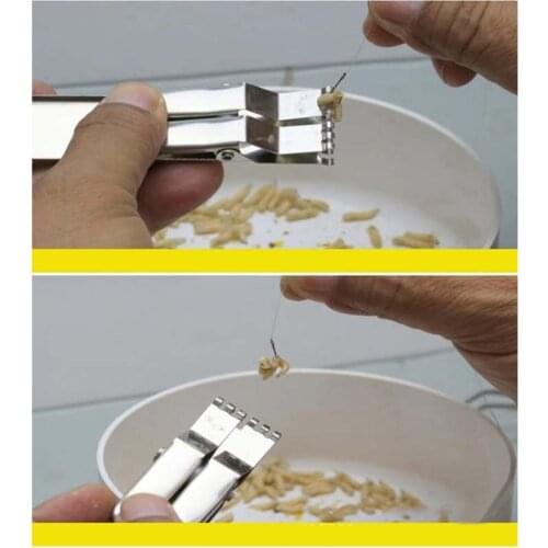 Vivid-world Fishing Angle Worm, Earthworm Clip Fishing Tools Fishing Accessories Fishing Tackle