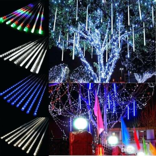 30CM Party LED Lights Shower Rain Snowfalls Xmas Tree waterproof Garden Christmas, New Year,wedding, party Outdoor decoration