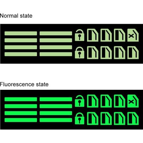 Car Sticker For Mitsubishi ASX Outlander 2013 2016 201 Car Styling Luminous Car Door Window Lift Window Button Sticker