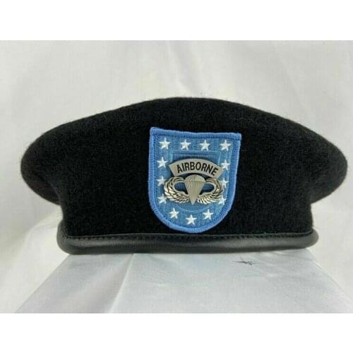 Tomwang2012. Us Army Infantry Regiment Beret Army Airborne Paratrooper Parachutist Badge hat