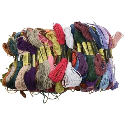 Premium Rainbow Color Embroidery Floss Cross Stitch Threads Friendship Bracelets Floss Crafts Floss 140 Skeins Per Pack
