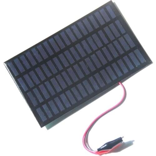 High Quality 2.5W 18V Solar Cell With Cable Polycrystalline Solar Panel Easy DIY Solar Module/System Green Power Free Shipping