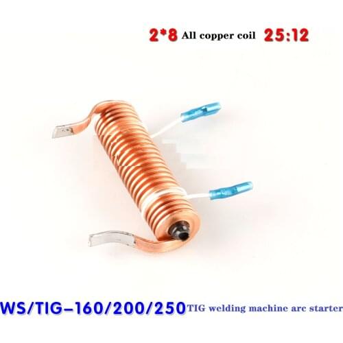 WS/TIG-160/200/250 Argon Arc Welding Machine Arc Starter 2*8 Full Copper Coil High Frequency Coupling Coil Brand New
