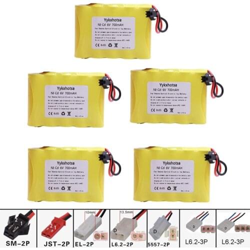 1-10 PCS 6V 700mah NiCD Battery M model For Rc toys Cars Tanks Robots Boats Guns 6v NI-CD Battery AA Battery toys accessory SM