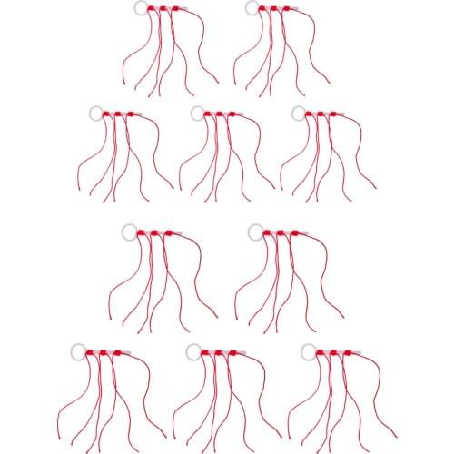 10pcs Durable Slip Bobber Stop Knot Freshwater/Saltwater Fishing Tackle Tool