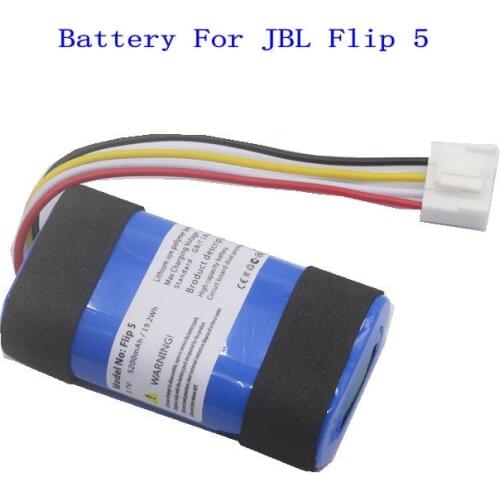 1x 5200mAh /19.2Wh Bluetooth Speaker Battery For JBL Flip 5 Flip5 Portable Waterproof Wireless BT Speakers battery