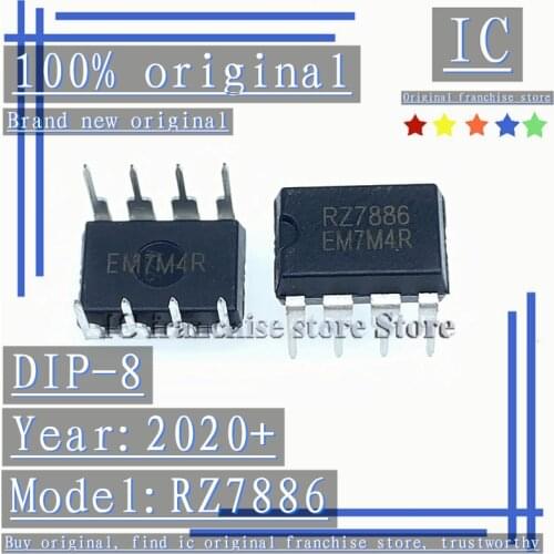 2020+100% Brand new original 10PCS-100PCS RZ7886 DIP-8 Bidirectional DC motor drive circuit