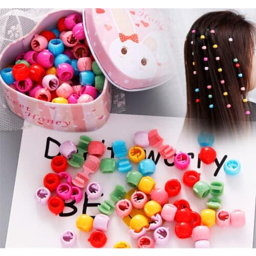 30/100 PCS Baby Girls Plastic Hairpins Cute Candy Colors Mini Hair Claw Clips Princess Hair Braids Headwear Hair Accessories