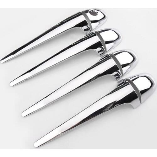 For Toyota Yaris Sedan Xls 2019 ABS Chrome Door Handle Cover Trim Sticker Car Styling Accessories 8PCS