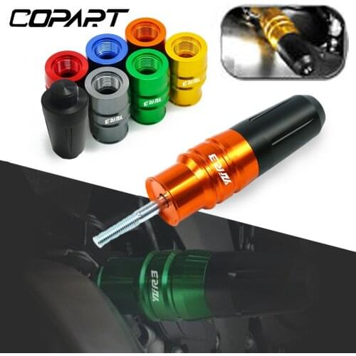 Motorcycle Accessories CNC Exhaust Sliders Crash Protector Frame Crash Pads For YAMAHA YZF-R3 YZFR3 YZF R3 All Years