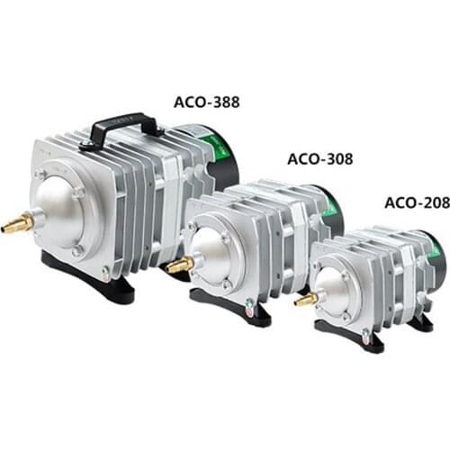 Aquarium 220v external high-power AC electromagnetic fish pond pump fish pond oxygen pump compressor fish pond air pump 25W 30W