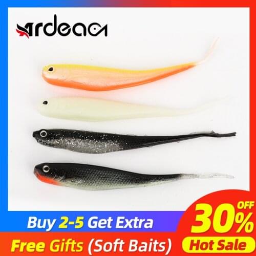 Ardea Soft Lures Silicone Bait 130/126mm 9.5/7.3g Luminous Ttraight Bifurcation Tail Swimbait Wobblers Fishing Tackle