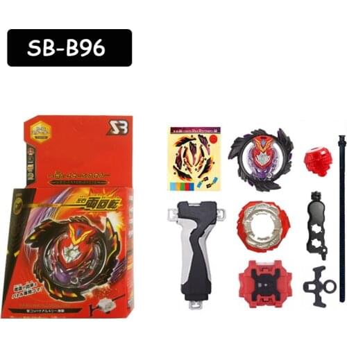 Beybleyd Burst SB B96 Metal Fusion Gyroscope Alloy Spining with Ruler Launcher Toys for Children
