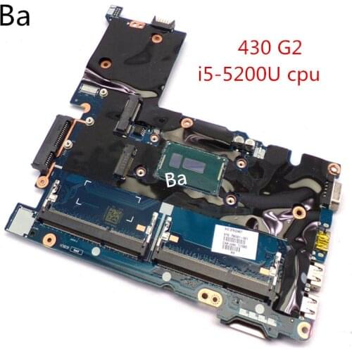 For HP ProBook 430 G2 motherboard i5-5200U CPU integrated graphics card was fully tested