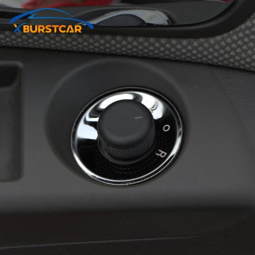 For Opel Astra J GTC OPC Insigni Karl Mokka Zafira Meriva Car Rearview Mirror Adjust Knob Trim Ring Decoration Cover Accessories