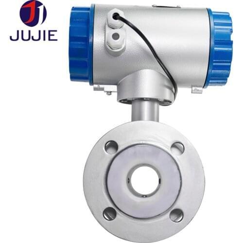 DN80/100/125/150 6inch PTFE Lining Plumbing Electronic Flow Meters for Cold Water Consumption Sewage Slurry liquid 4-20mA RS485