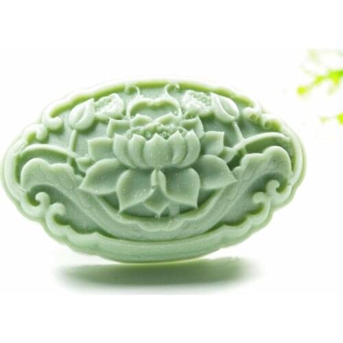 Lotus Flower Mould S429 Craft Art Silicone 3D Soap Mold Craft Molds DIY Handmade Candle Molds