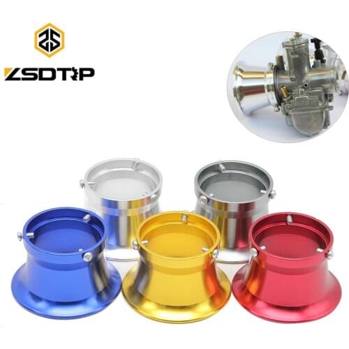 ZSDTRP 5 colors 50 mm air filter interface cup aluminium alloy universal used at 28 30mm motorcycle carburetor air filter