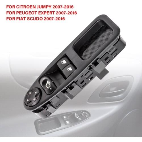 For Citroen Jumpy Citroen Dispatch Peugeot Expert Master 2007 - 2016 Power Window Switch Control Button 6554.ZJ