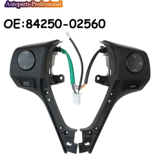 Car For T oyota Corolla 2014 2015 RAV4 Buttons Bluetooth Phone Steering Wheel Audio Control Button 84250-02560 8425002560