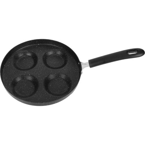 Four-Hole Design Frying Non-Stick Egg Pancake Steak Pan Cooking Pans For Home Kitchen Restaurant Hotel