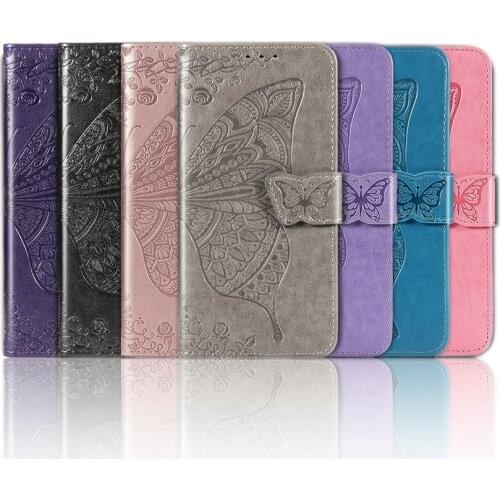 Leather Butterfly Embossing Wallet Case For L-G K92 5G/K71/K61/K53/K52/G8/Q8 ThinQ/Q60 Oppo Reno 5Z/5 Pro Find X3 With Card Slot