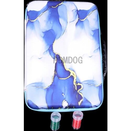 New 60 bottles of diamond painting accessories container storage bag box suitcase 5D cartoon items diamond embroidery tool handb