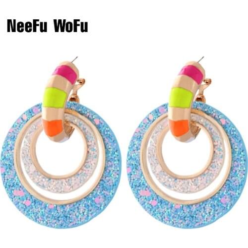 Этнические серьги NeeFu WoFu China At AliExpress