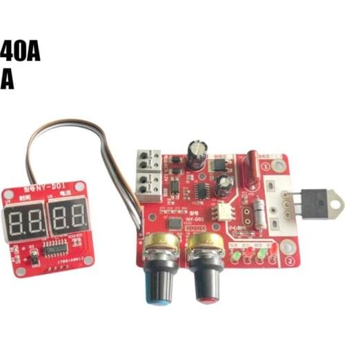 NY-D01 100A Digital display Spot welding time and current controller panel timing Ammeter Spot Welders control Board