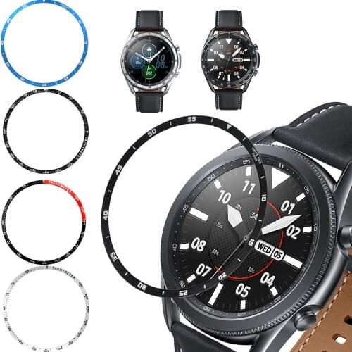 Stainless Steel Bezel Ring Styling Frame Case for samsung galaxy watch 3 41 45mm Cover Antiscratch Protection galaxy watch3 Ring