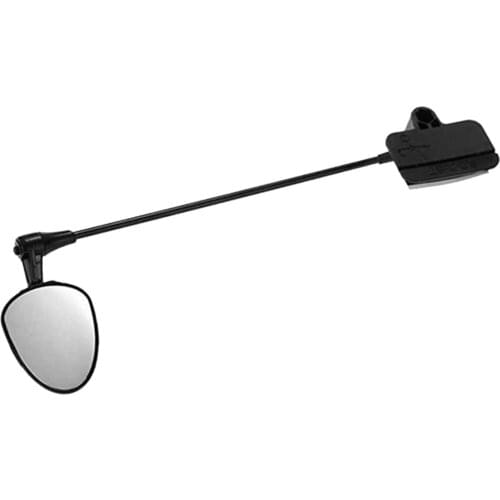 Flexible Bike Helmet Mirror 360°Rotated Riding Rearview Crash Hat Flat Mirror