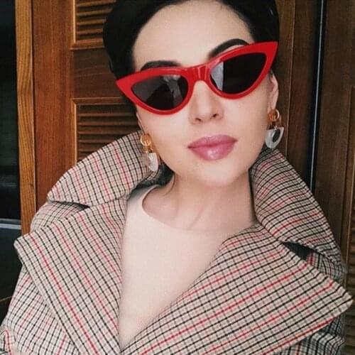 Vintage Cateye Sunglasses Women Sexy Retro Cat Eye Sunglasses Colorful Eyewear For Men/Women Sun Glasses Brand Designer 1500R