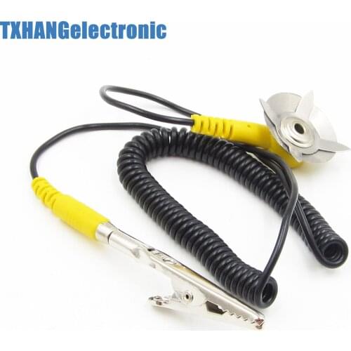 10PCS Anti-Static Coil Cable Anti Static ESD Mats Grounding Point Cord diy electronics