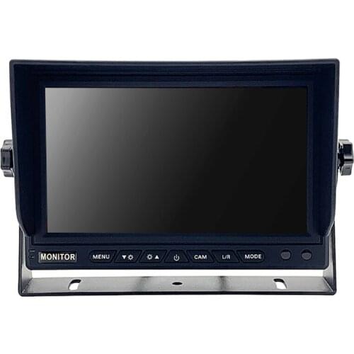 2 Channel 7 Inch TFT LCD Rear View Backup Camera MDVR System Reverse View Video Recorder Dashboard Car Monitor