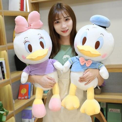 30-66cm 4 Colors New Model Donald Duck Dolls Mickey Mouse Stuffed Animals Toy Minnie Mouse Plush Daisy Dolls Christmas Gift Soft