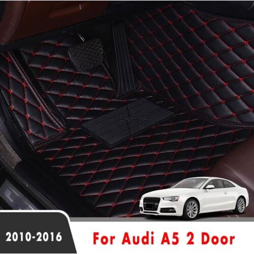 Car Floor Mats For Audi A5 2 Door 2016 2015 2014 2013 2012 2011 2010 Car Carpet Custom Styling Foot Pads Interior Accessories