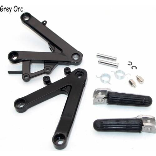 For HONDA CBR250 MC22 1990-1997 Motorcycle Accessories Moto Front Rider Foot Pegs Footrest Bracket