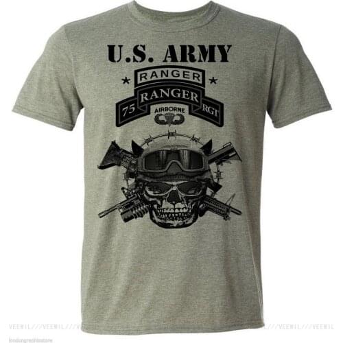 US Army T-Shirt Special Forces 11B Infantry Green Beret Army Rangers Vet Cotton Tee Shirt More Size And Colors