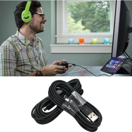 Bevigac 2pcs 10ft USB to Micro USB Charging Cable Charger Wire Cord Line For Sony PlayStation 4 PS4 PS 4 Xbox One Controllers