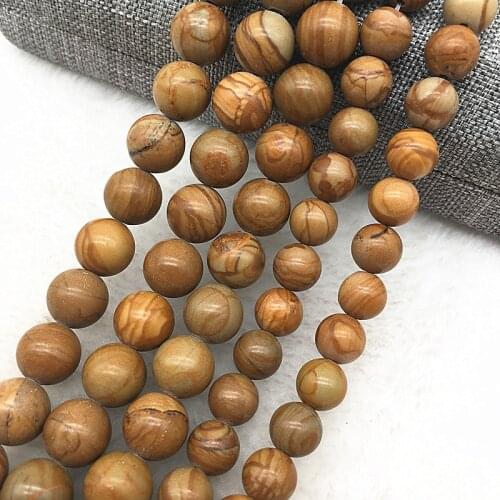 Wholesale Natural Stone Beads Loose Spacer Stone Beads For Jewelry Making DIY Bracelet Necklace 6mm 8mm 10mm Strand 15.5'' #19