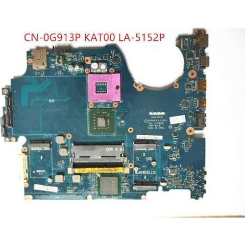 For Dell Studio 1745 Laptop CN-0G913P Motherboard KAT00 LA-5152P 100% well good DDR3 GM45 HD graphics no video card motherboard