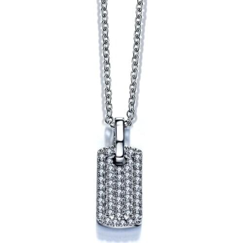 Trendy Pendants for Women Setting with AAA cubic Zirconia Fashion Colar de pingente pendentif